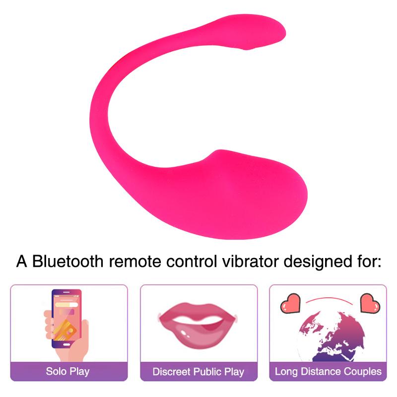 Вагинальное виброяйцо "Egg Vibrator", смарт управление, цвет розовый, 9 режимов вибрации
