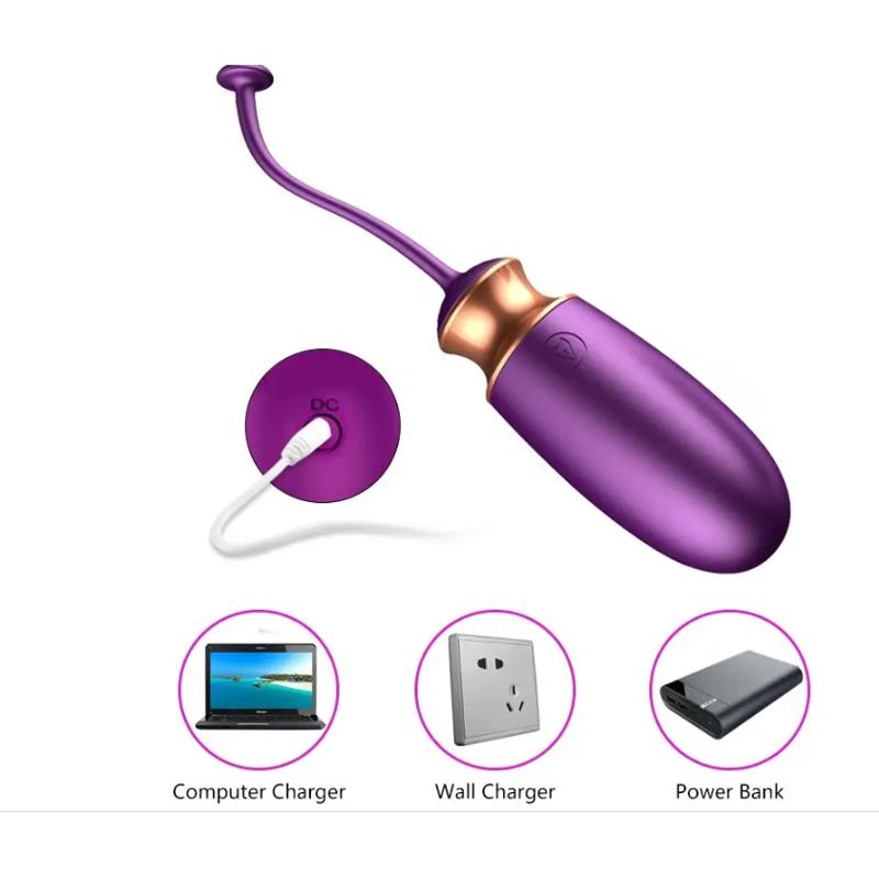 Виброяйцо с подогревом и пультом ДУ - Vibrating Silicone Love EGG USB