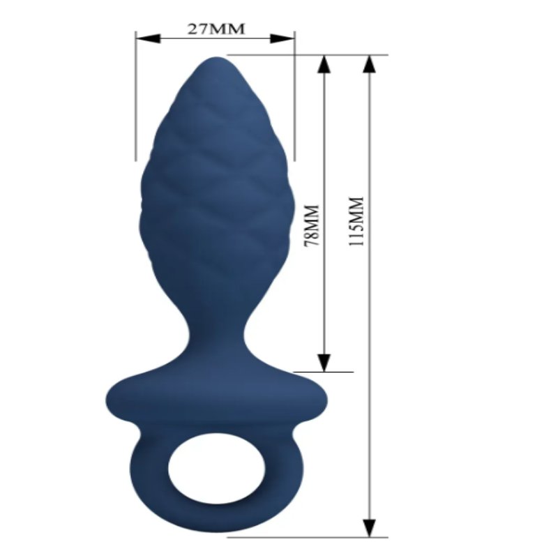 Анальная пробка MR.PLAY - Butt Plug with Loop Size S, BI-040216-MR