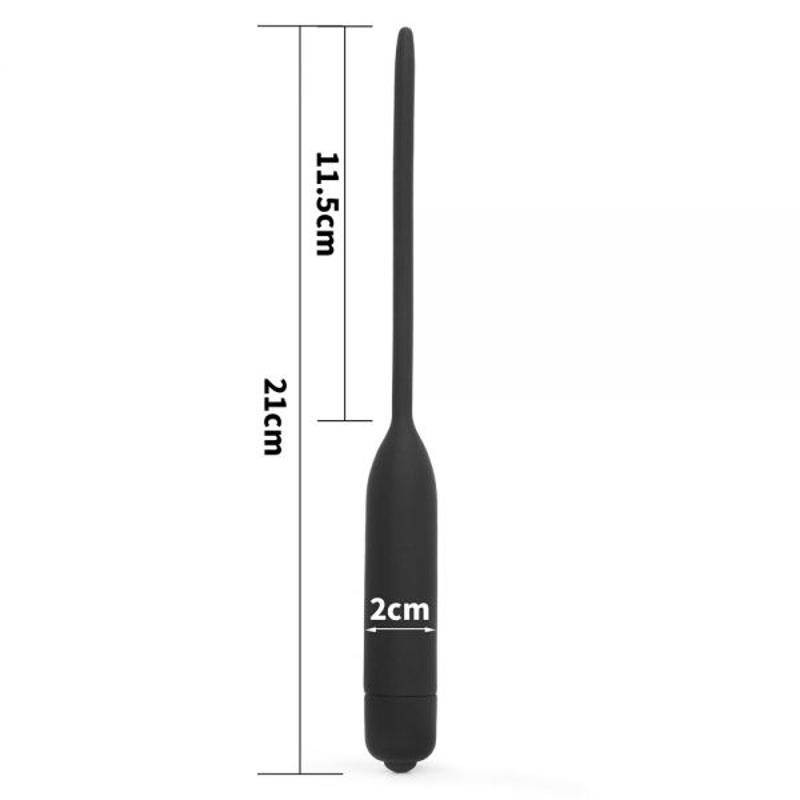 Уретральный стимулятор с вибрацией с 10 режимами вибрации Urethral Dilator Vibrating