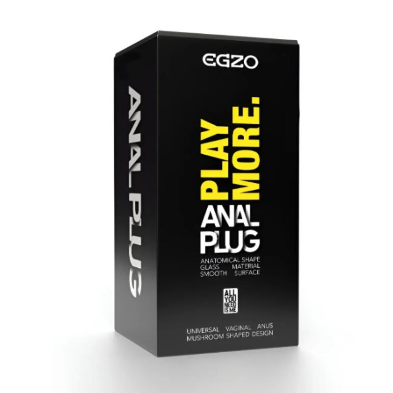 Анальный плаг из стекла EGZO EAP-M ( длина 11.5 см, диаметр 2 см )