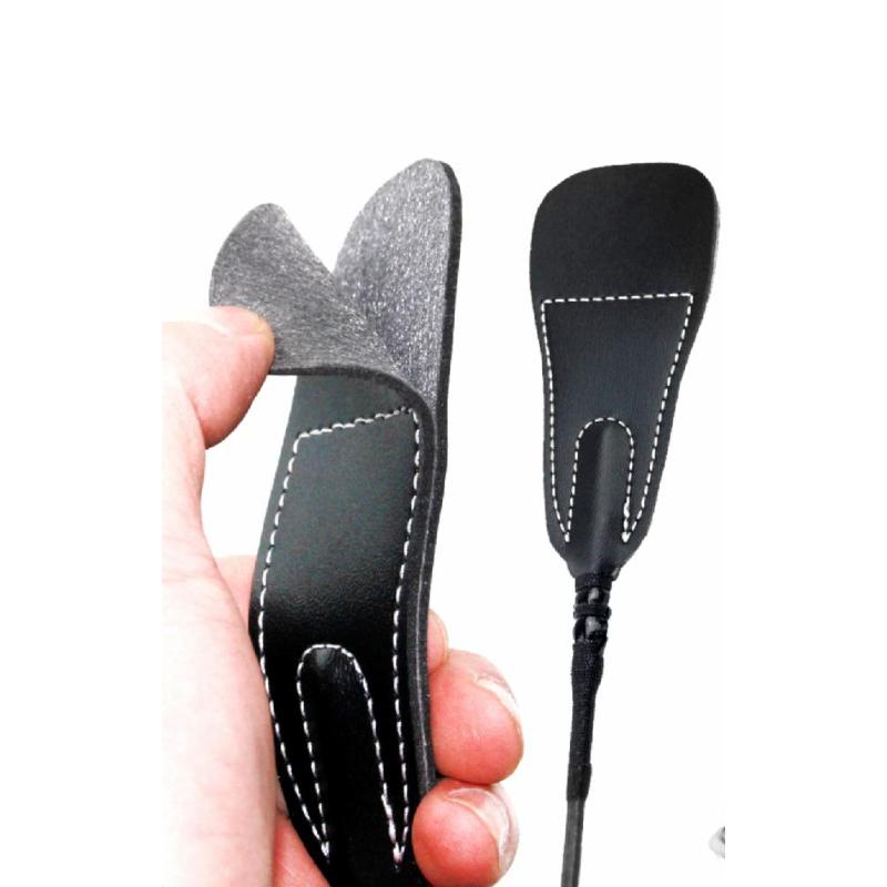 Стек из натуральной кожи Spanker черный