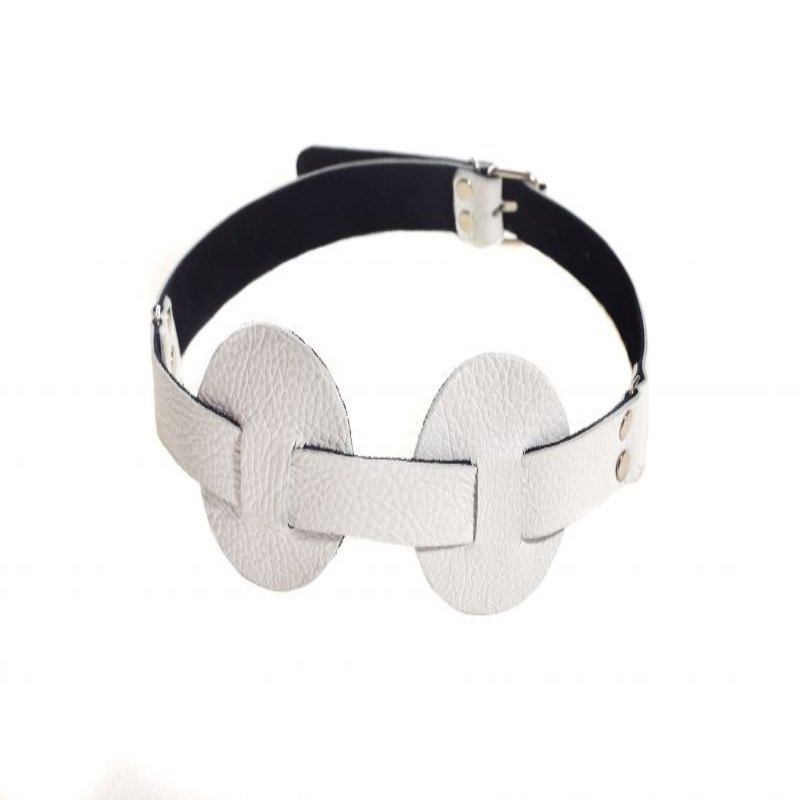Маска SUB leather mask, White - зображення 1