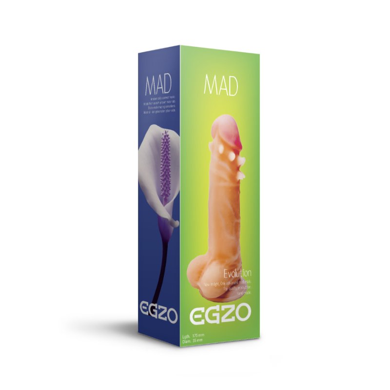Фаллоимитатор EGZO Ciberskin SVS001 ( 17,5 см х 3,5 см )