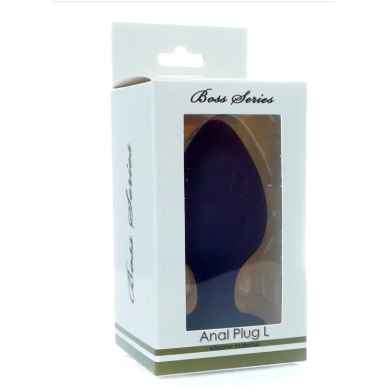 Анальний силиконовый плаг Boss Series - Silicone Anal Plug L 4,4 cm