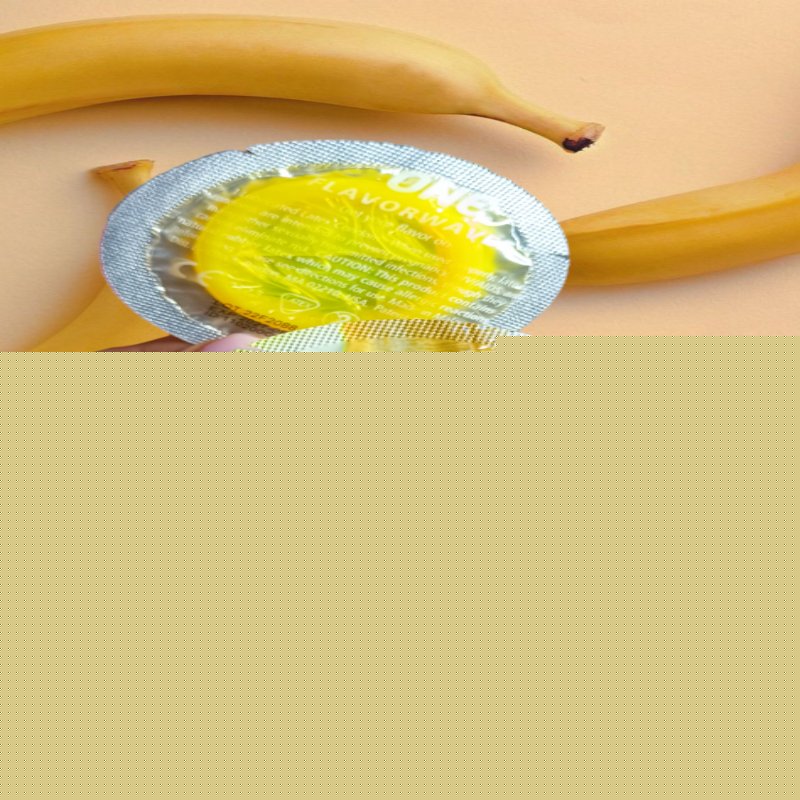 Презервативы ONE Banana Split (ароматизированные)(по 1 шт)(упаковка может отличаться цветом и рисунк - зображення 1