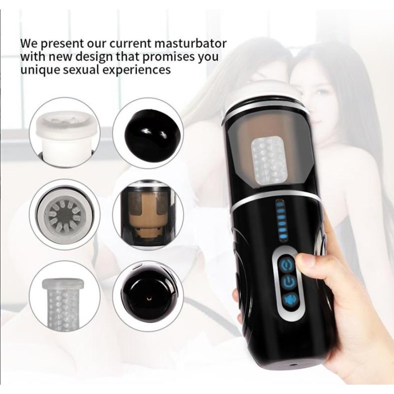 Автоматический 3D мастурбатор Gia Thrusting Cup-Hand Free