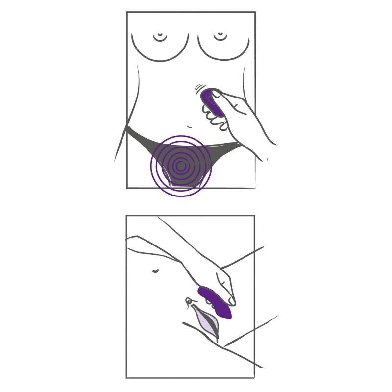 Накладной вибратор для клиторальной стимуляции Panty Vibrator