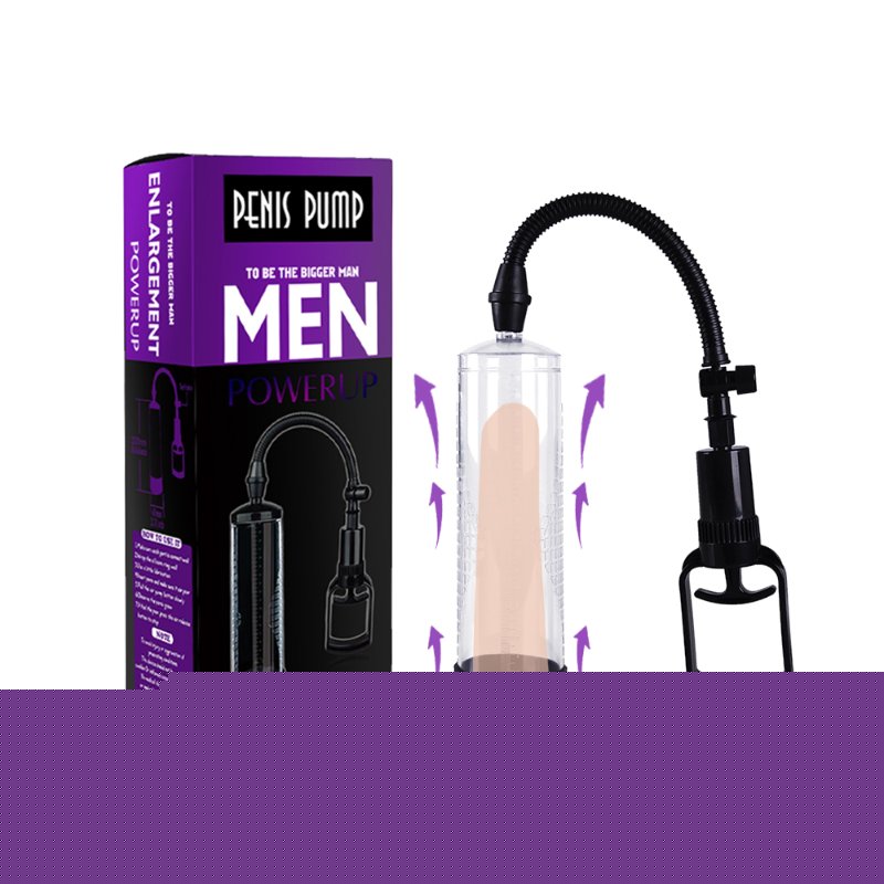 Вакуумная мужская помпа с ручным насосом Penis Pump - MAN POWERUP - зображення 1
