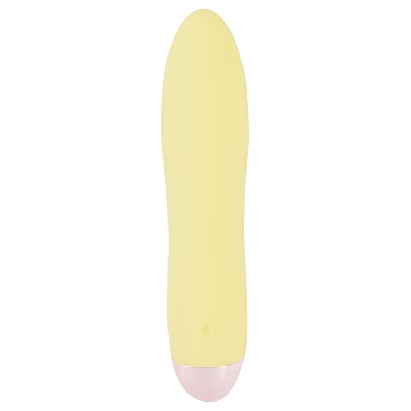 Желтый мини-вибратор Cuties Mini Vibrator с 7 различными вибрационными режимами