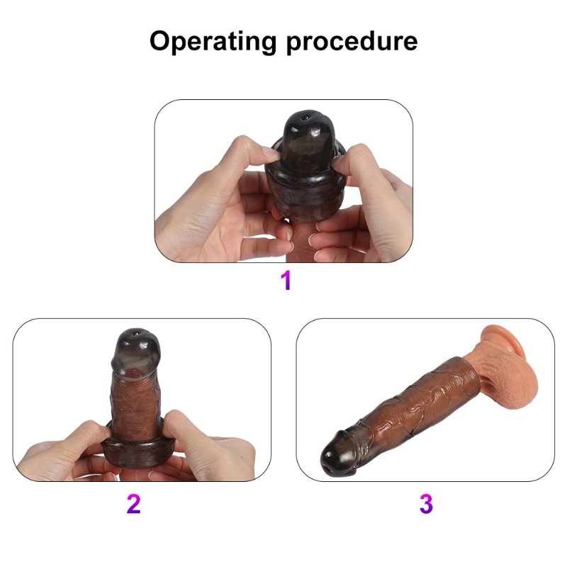 Набор насадок " Textured Penis Sleeves", цвет черный