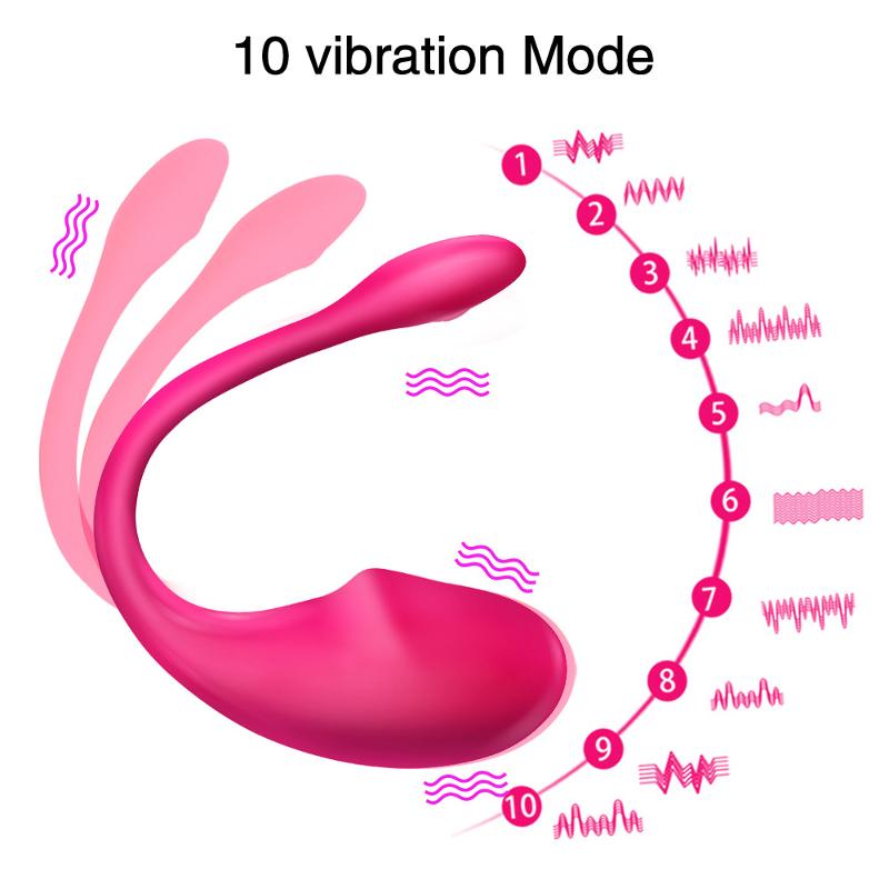 Вагинальное виброяйцо "Egg Vibrator", смарт управление, цвет розовый, 9 режимов вибрации