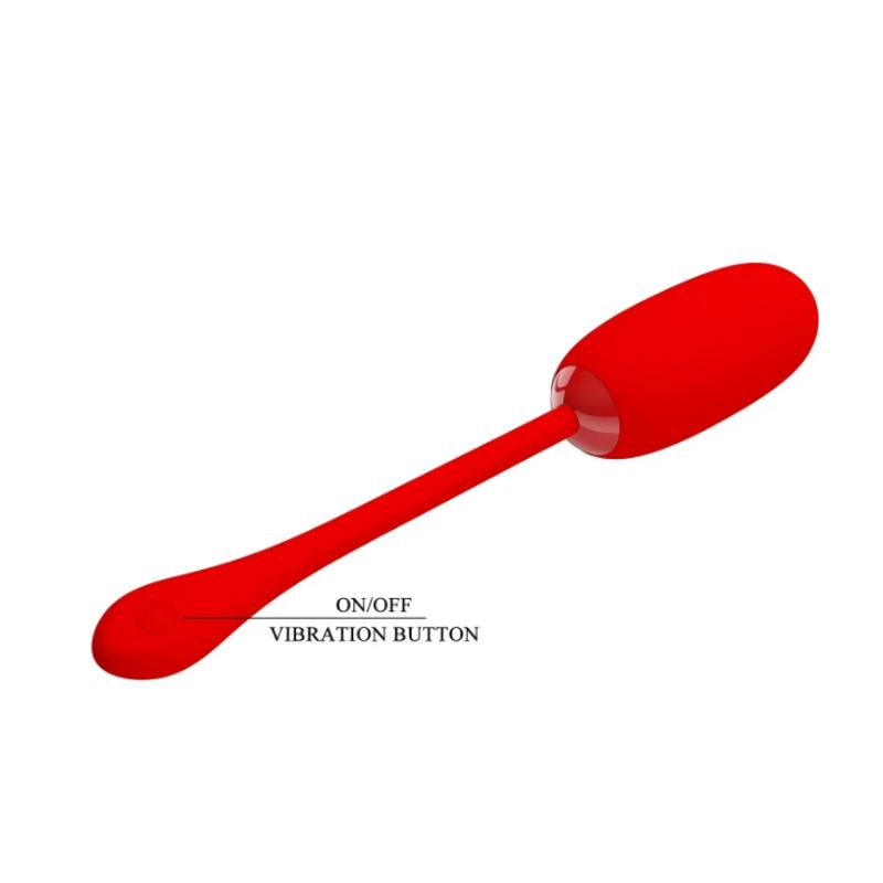 Перезаряжаемое вибро яйцо Pretty Love - Julius EGG Red
