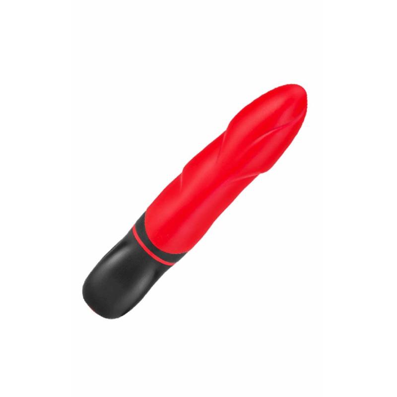 Вибратор с оригинальным дизайном и ребристой поверхностю AMOR BIG VIBRATOR  ANGELUS Red (Приложение НЕ Функционирует!)