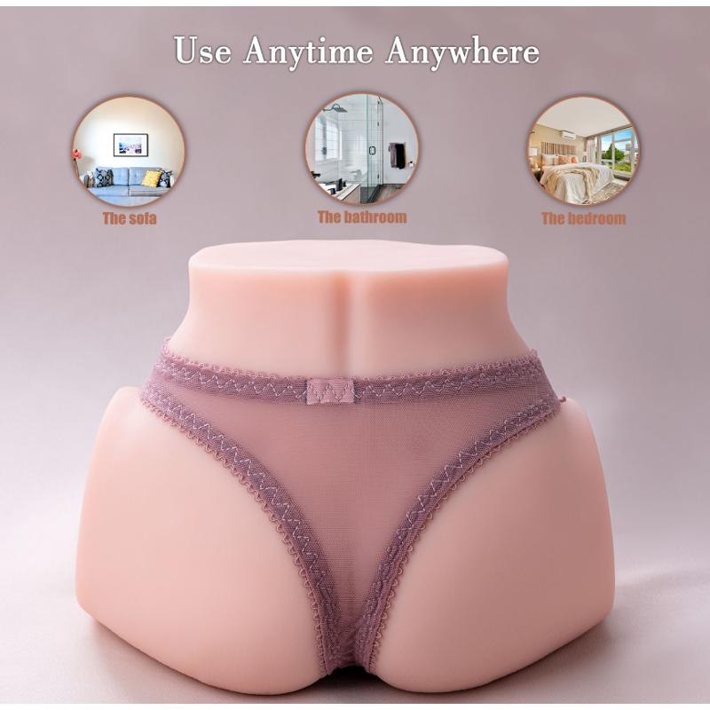 Vicky vibrating секс-кукла торс с 3 режимами скорости и 7 режимами вибрации