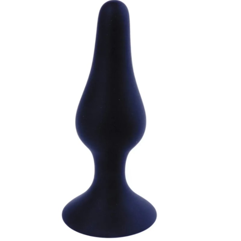 Анальный плаг Silicone Plug Black - Small, BS6400092