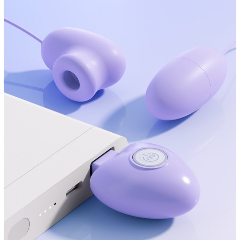 Секс массажёры "Flirting vibrator", цвет фиолетовый, 10 режимов вибрации