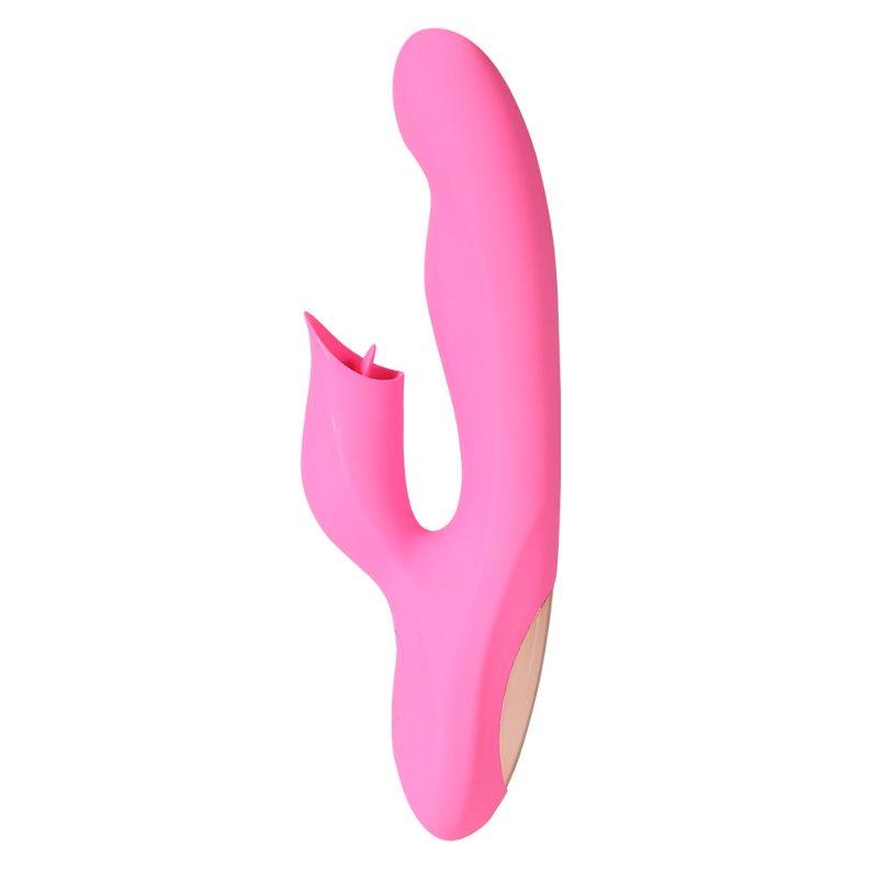 Вибратор с клиторальным язычком Pearl Licking vibrator 10 режимов вибрации 10 режимов язычковой вибр