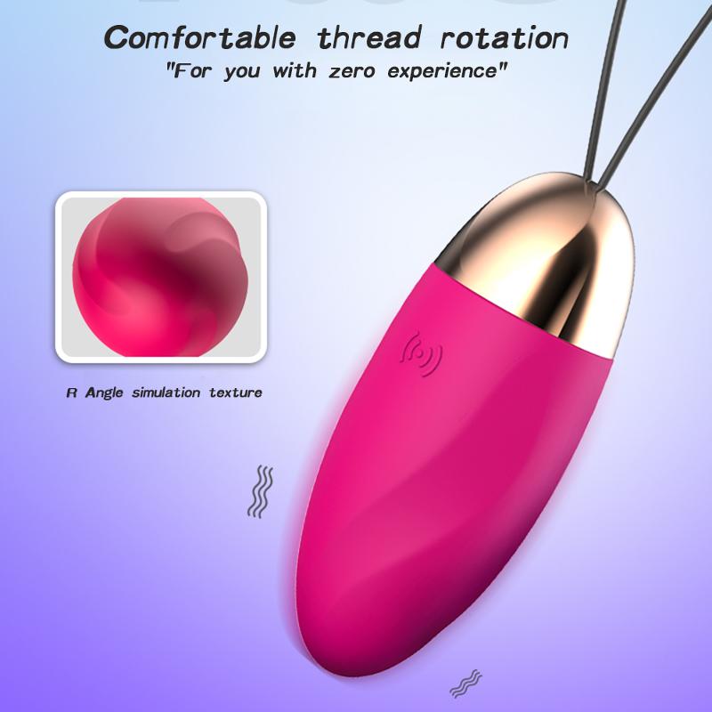 Виброяйцо вагинальное "USB EGG", цвет яркий розовый, 10 режимов вибрации