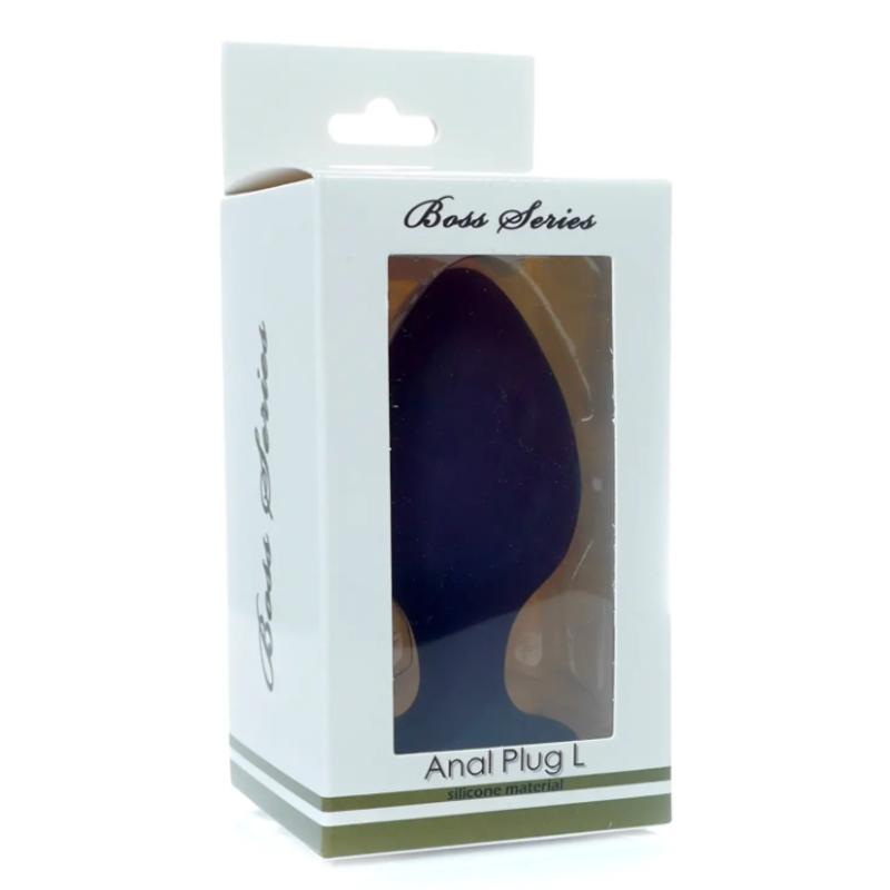 Анальний силиконовый плаг Boss Series - Silicone Anal Plug L 4,4 cm