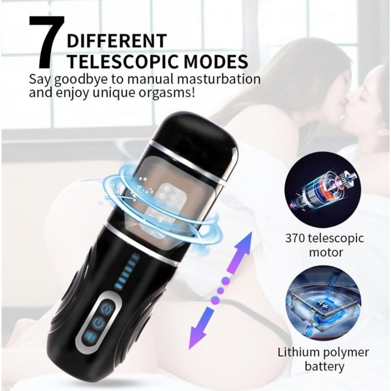 Автоматический 3D мастурбатор Gia Thrusting Cup-Hand Free
