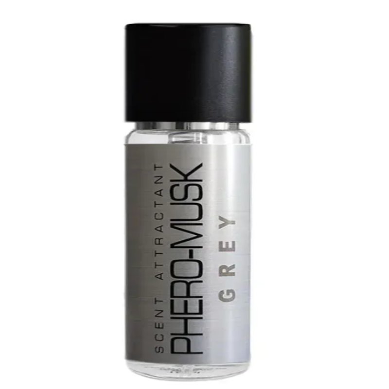 Духи с феромонами для мужчин PHERO-MUSK Grey, 15 ml - зображення 1
