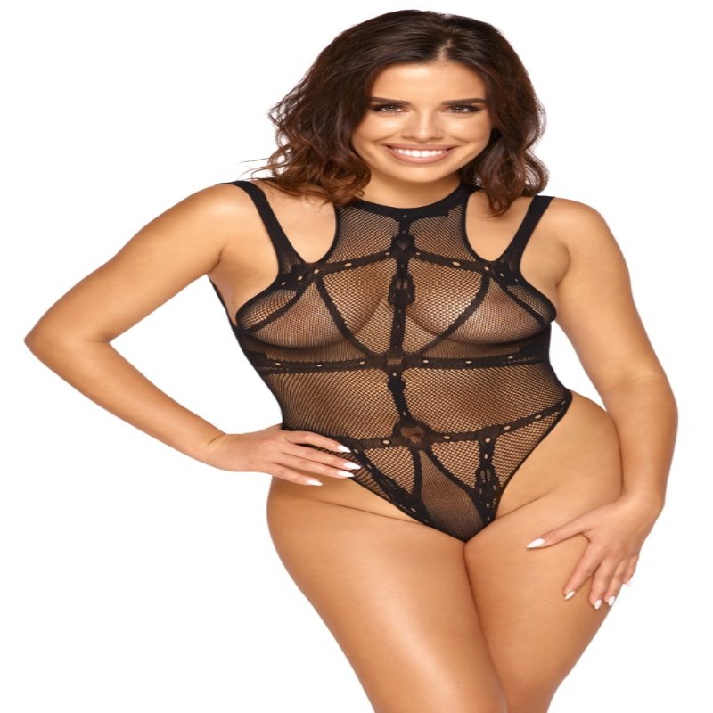 Привлекательно боди из сетки от Cottelli FANTASY (с доступом) S/L - зображення 1