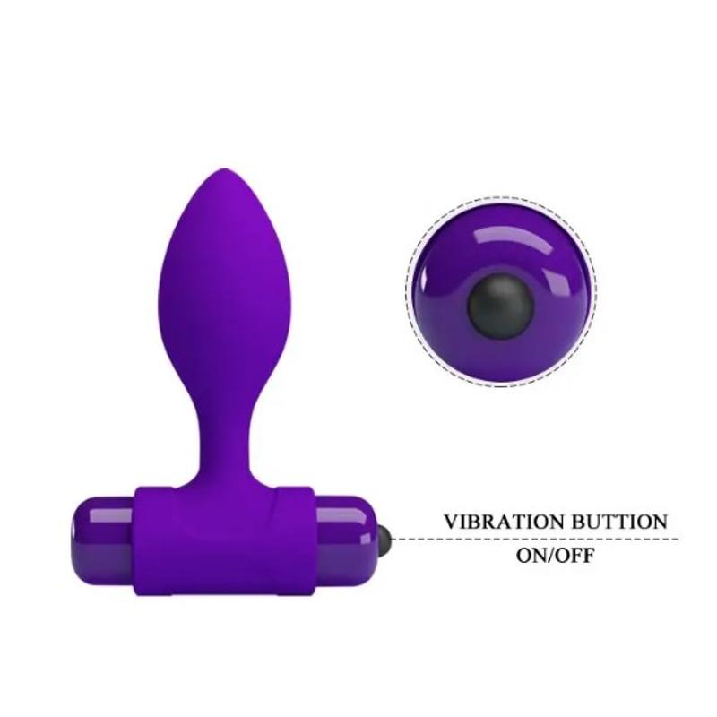 Силиконовая вибропробка Pretty Love « Vibro but plag »