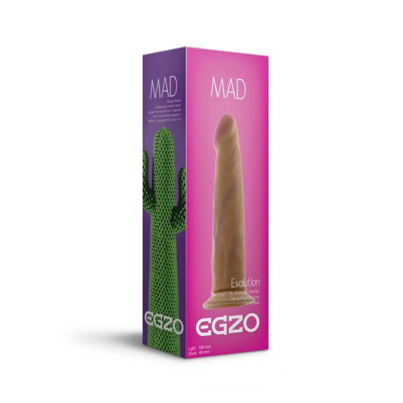 Фаллоимитатор EGZO Ciberskin D004  ( 20 см х 4 см )