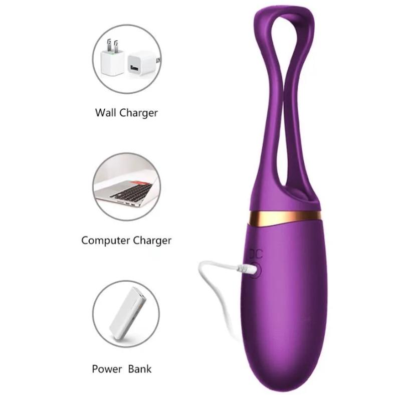 Виброяйцо с пультом ДУ - Vibrating Silicone Love EGG USB