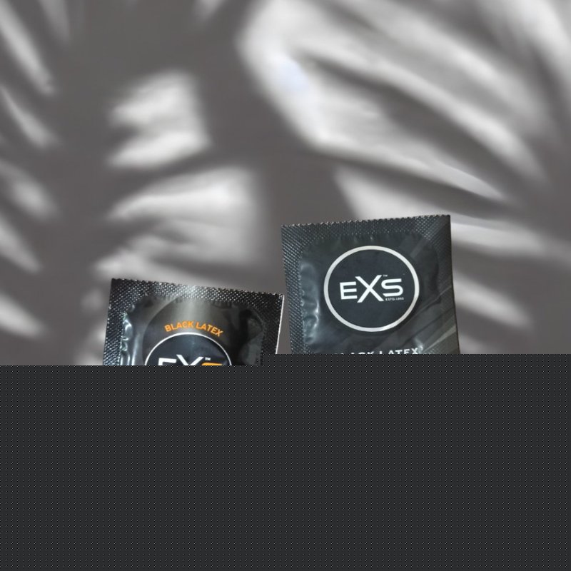 Презервативы EXS Black Latex Condoms (по 1шт) (упаковка может отличаться цветом и рисунком) - зображення 1
