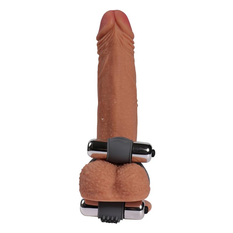 КОЛЬЦО ЭРЕКЦИОННОЕ "Double bullet cock ring"