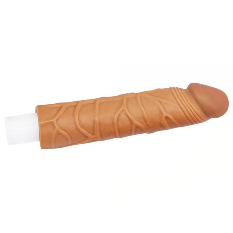 Реалистичная насадка Add 1" Pleasure X Tender, Brown