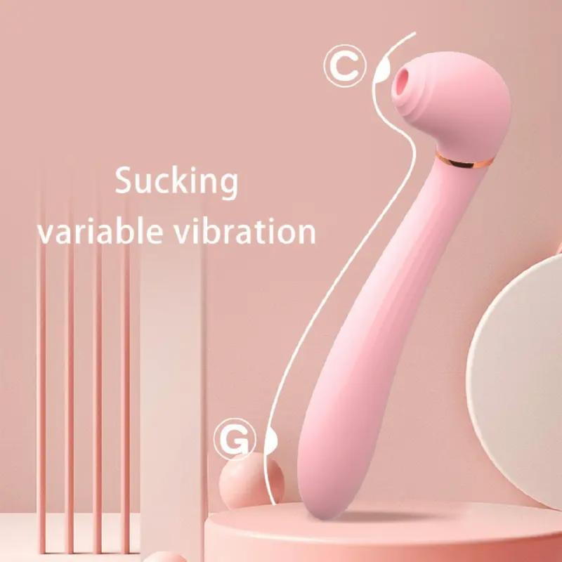 Вибромассажёр вакуум и вибрация "Desirable wand", 10 режимов, цвет розовый