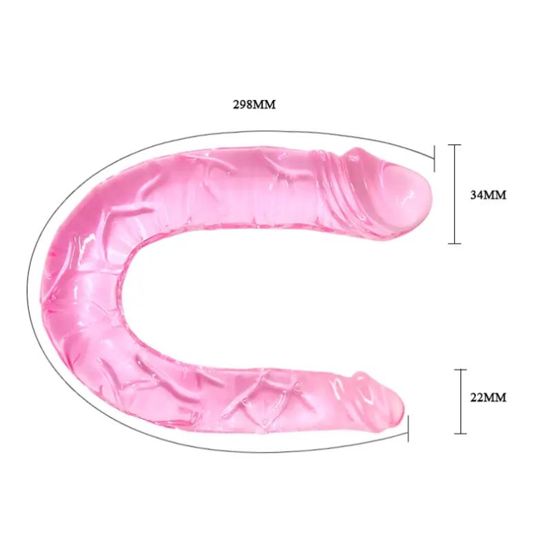 Двойной фаллоимитатор «Double dong» Pink