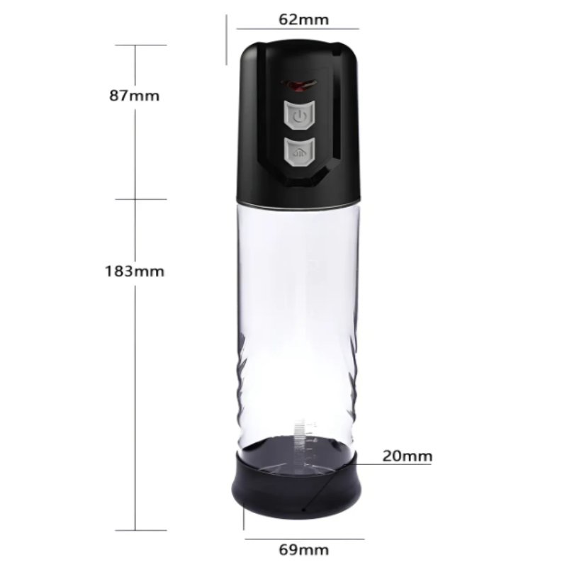 Автоматическая вакуумная помпа с зарядкой от USB CANWIN Penis Pump - P402AU