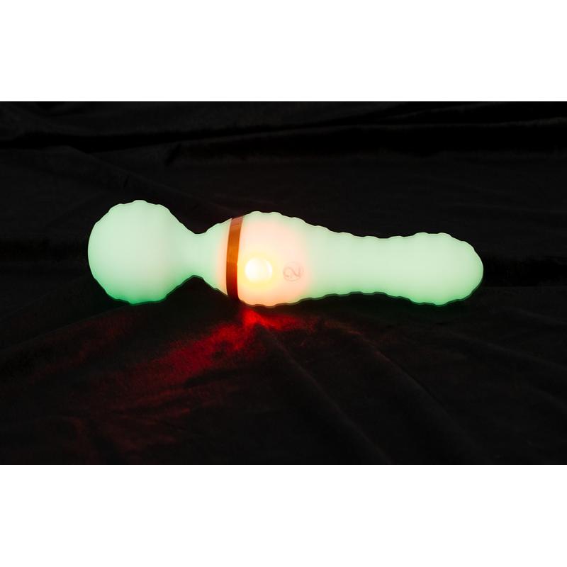 Светящийся вибратор в темноте Glow in the dark Wand 9 режимов вибрации