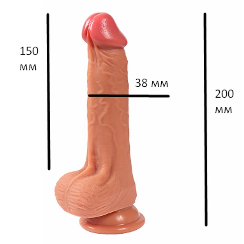 Фаллоимитатор Jack penis  телесный без вибрации