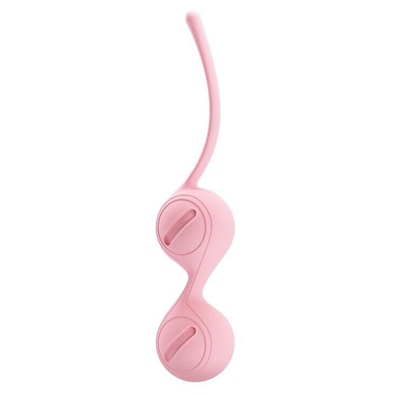 Вагинальные шарики PrettyLove Kegel Tighten Up I, цвет розовый
