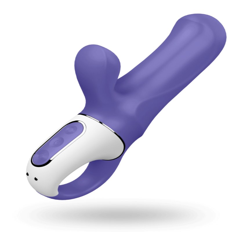 Вибратор Satisfyer Magic Bunny 7 режимов вибрации и 5 режимов скорости фолетово-белый