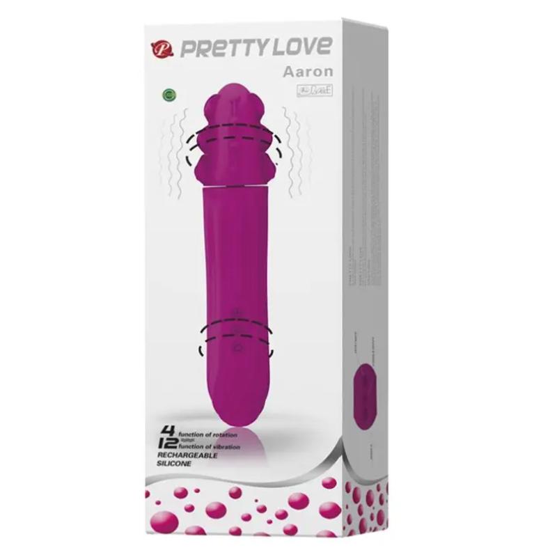 Вибратор Pretty Love - Aaron 4 функции ротации и 12 режимов вибрации