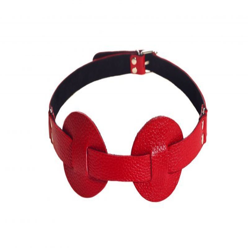 Маска SUB leather mask, Red - зображення 1