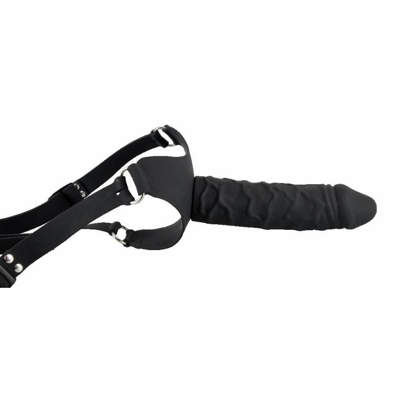 Силиконовый страпон на ремнях Silicone Strap-On