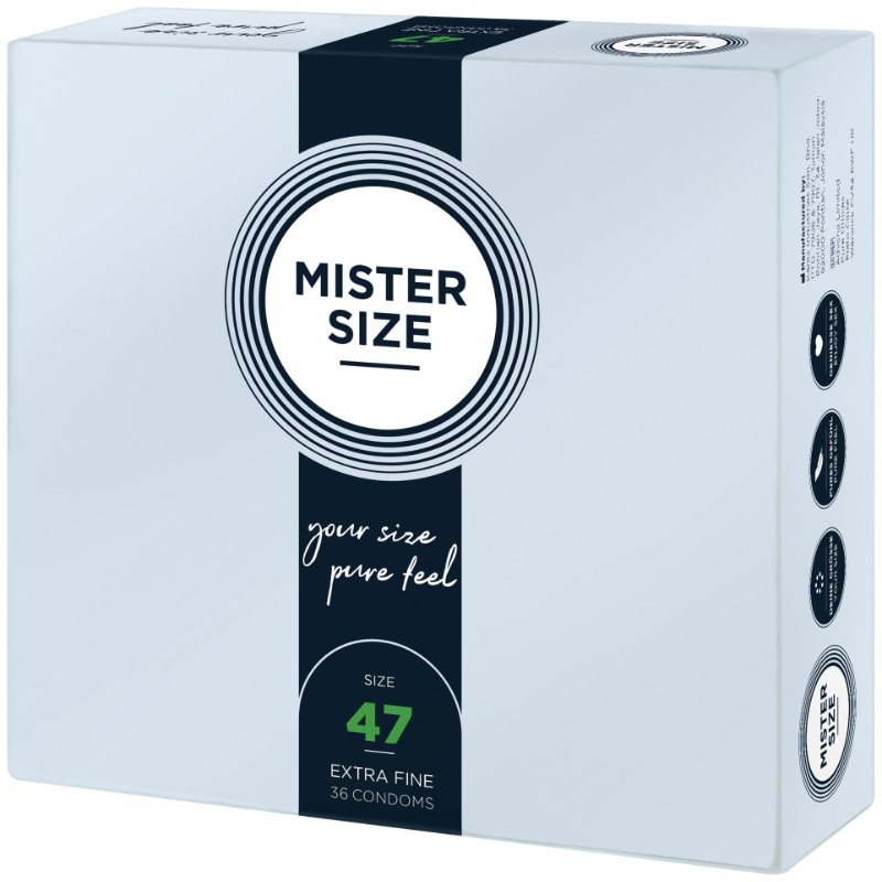 Презервативы Mister Size 47 mm (по 1шт) - зображення 1