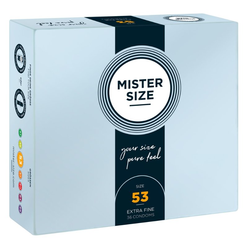 Презервативы Mister Size 53 mm (по 1 шт) - зображення 1