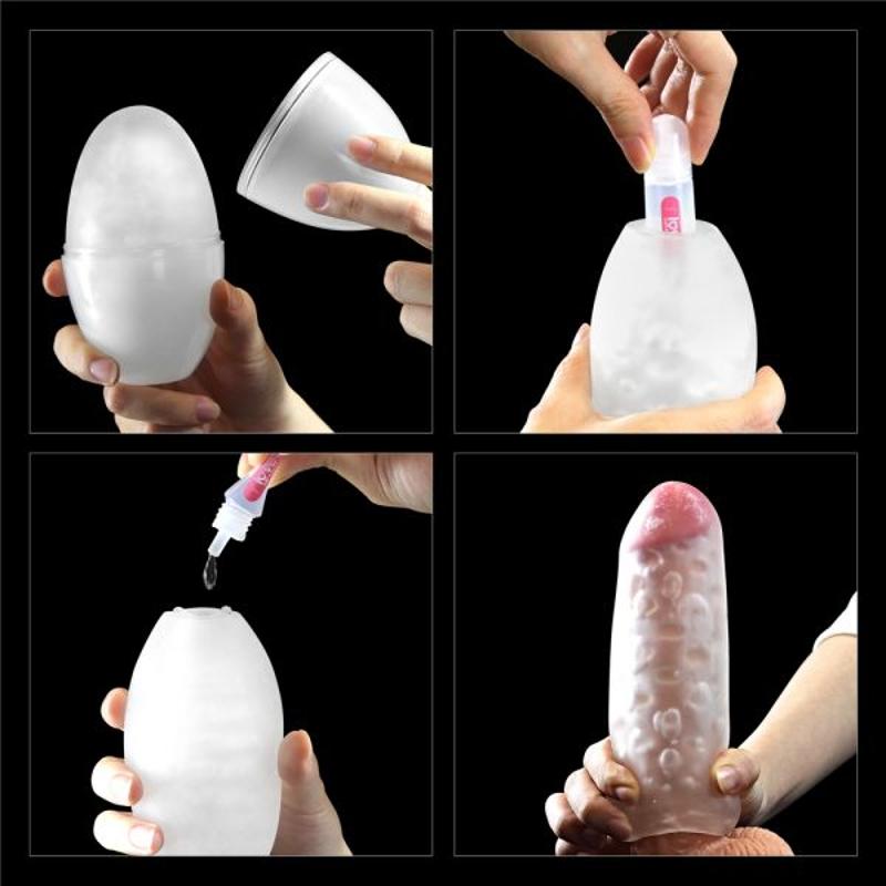 Мастурбатор LoveToy  Master Giant Egg Masturbator Red без вибрации