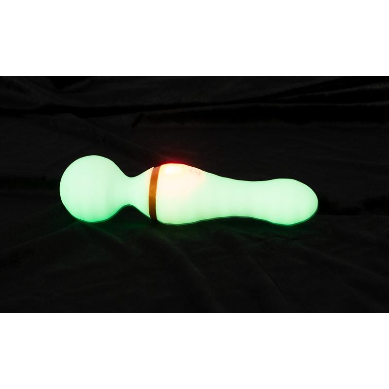 Светящийся вибратор в темноте Glow in the dark Wand 9 режимов вибрации
