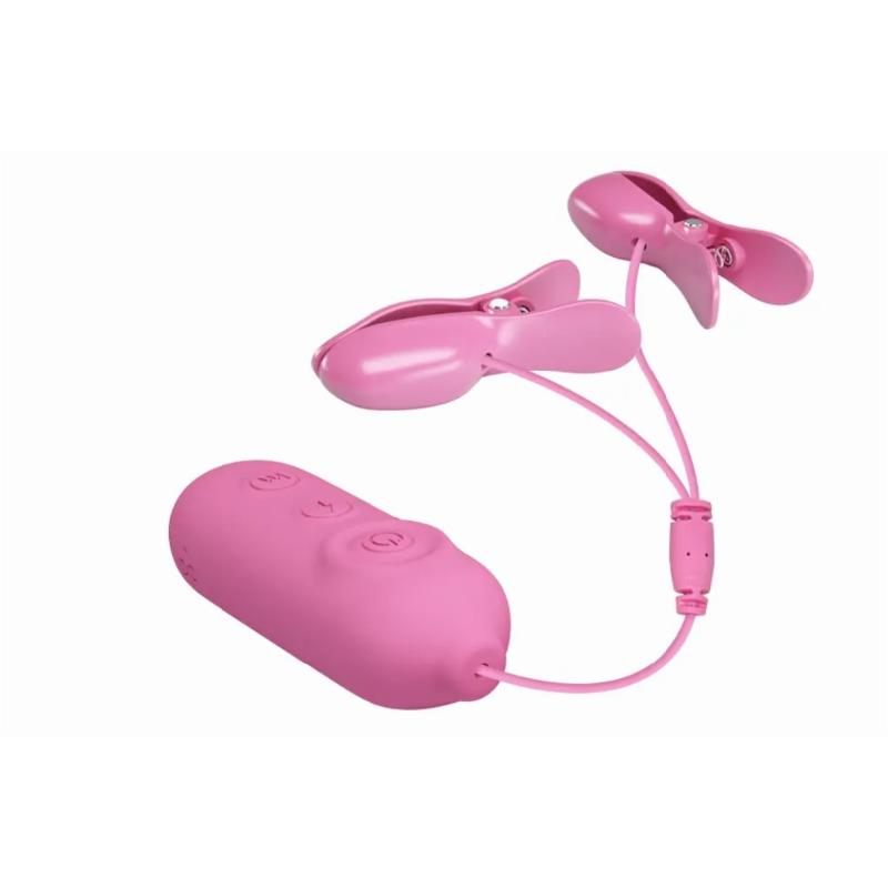 Электростимулятор для груди PRETTY LOVE - Nipple Clip 7 режимов вибрации, 3 режима электростимуляции