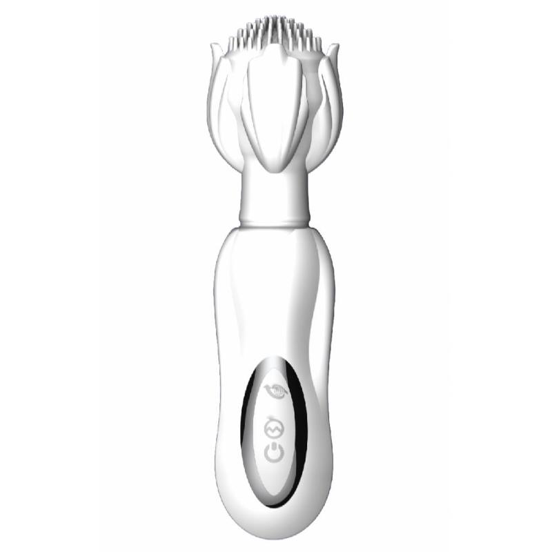 Вибромассажер для стимуляции эрогенных зон - Multifunctional Vibrator белый