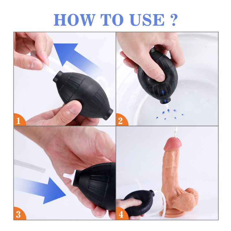 Фаллоимитатор с функцией семяизвержения “Dildo water-spray”